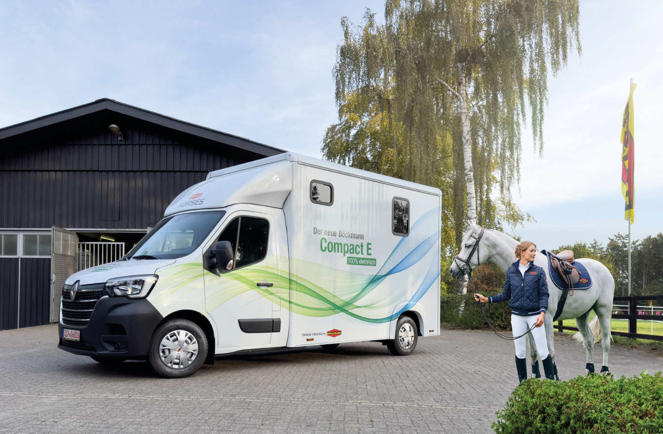 Böckmann stellt elektrischen Pferdetransporter Compact E vor