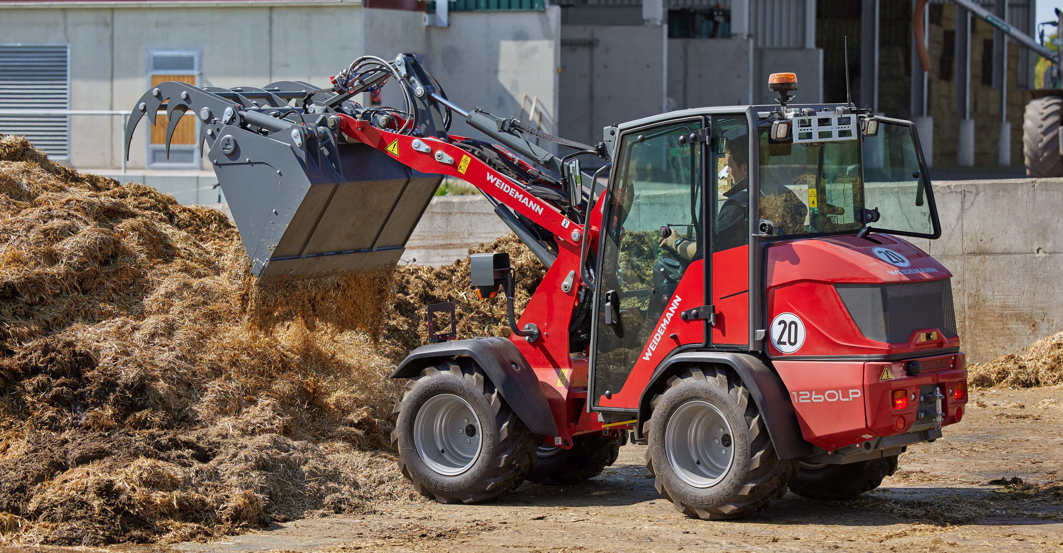 Hoflader in niedriger Bauweise: Weidemann stellt mit dem 1260LP eine neue Version des 1240LP vor